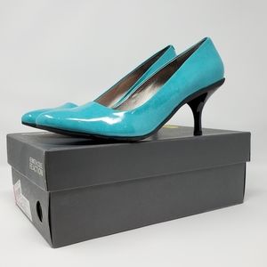 Worn Once! Aqua Kenneth Cole Hill Top PA Heels